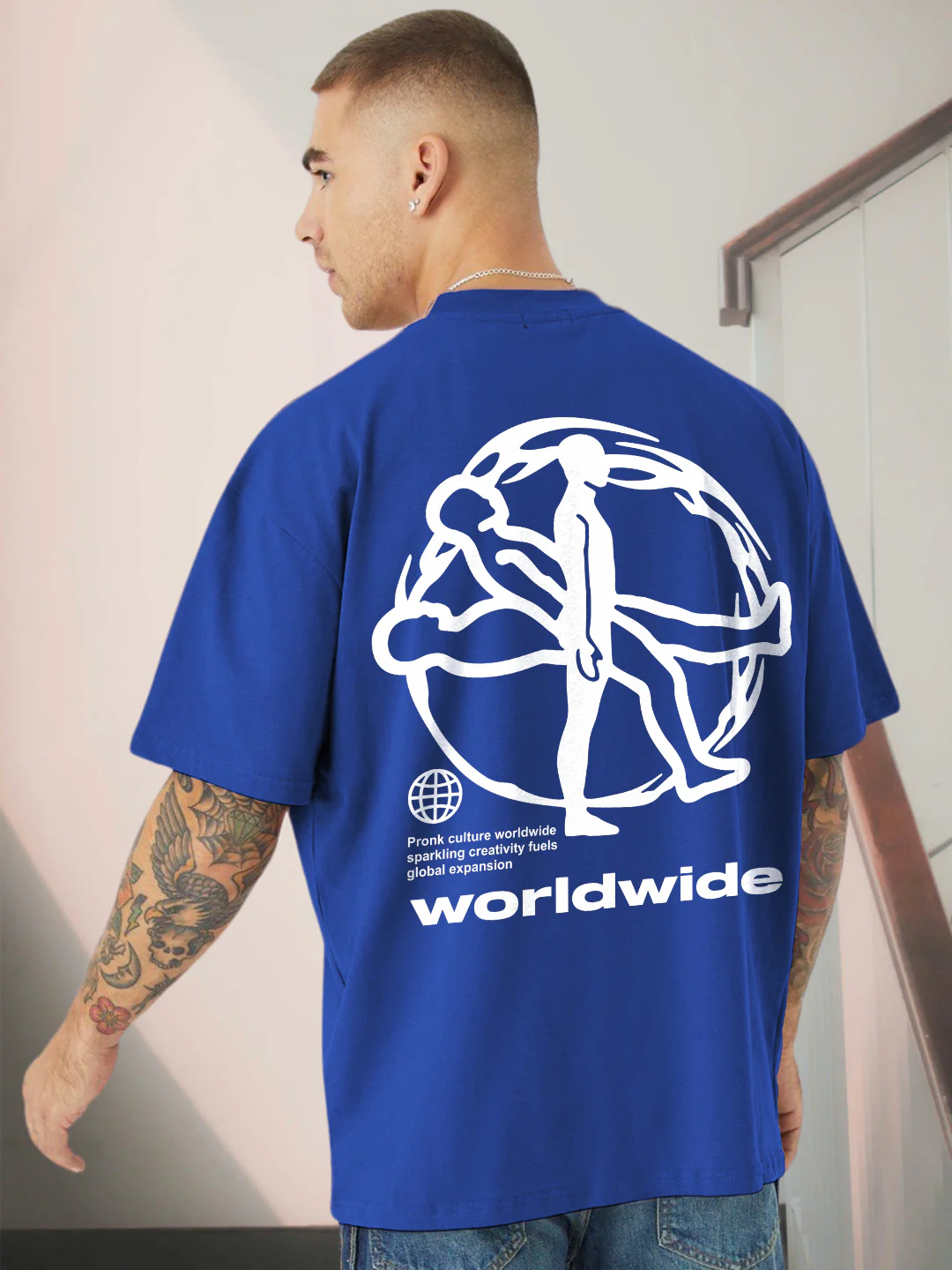 Blue Oversized Unisex