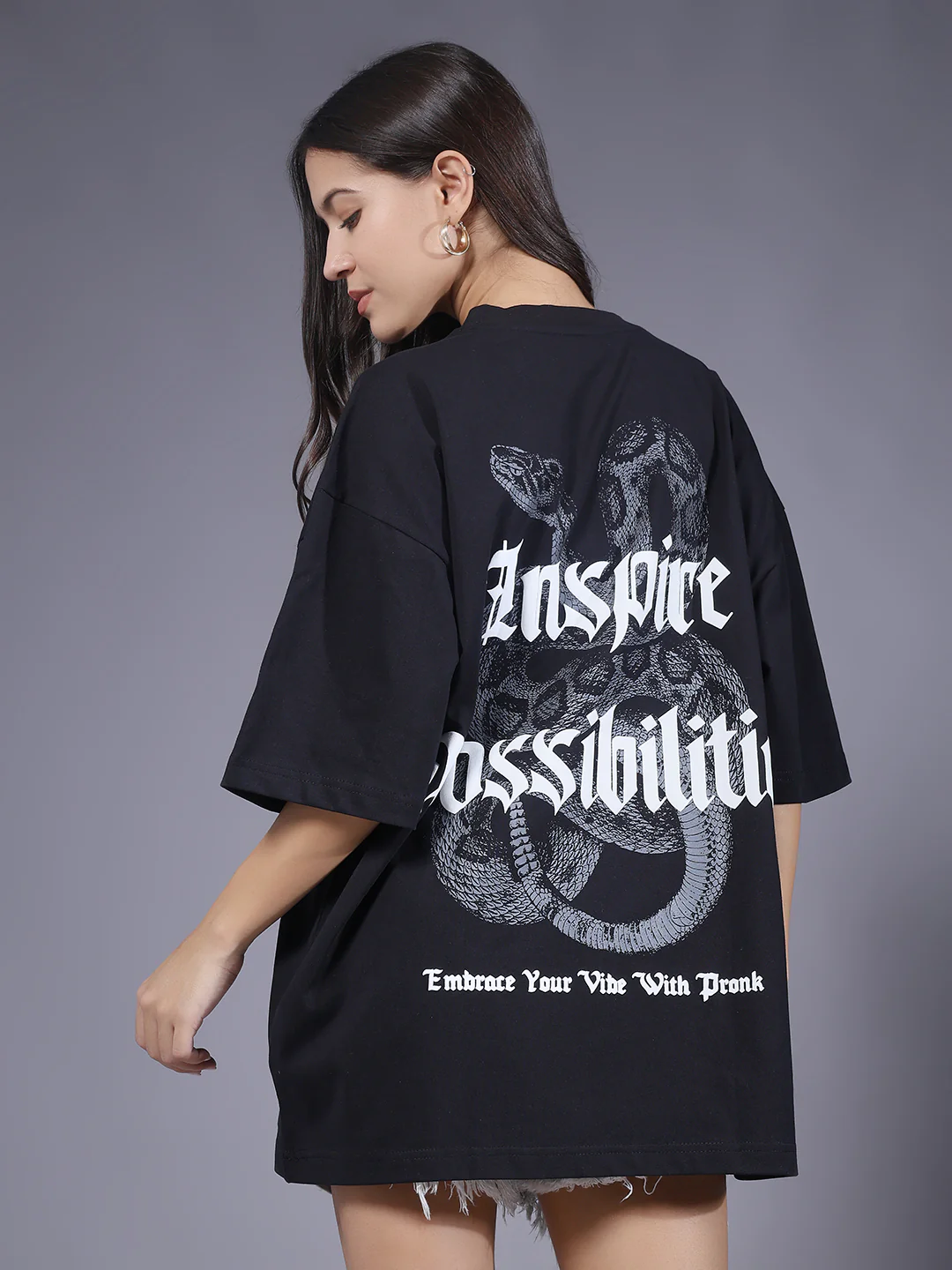 Black Unisex Oversized