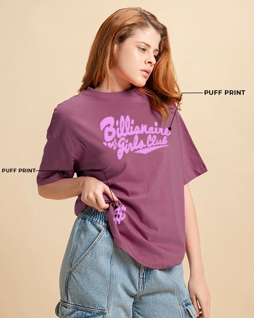 Purple Oversized Unisex