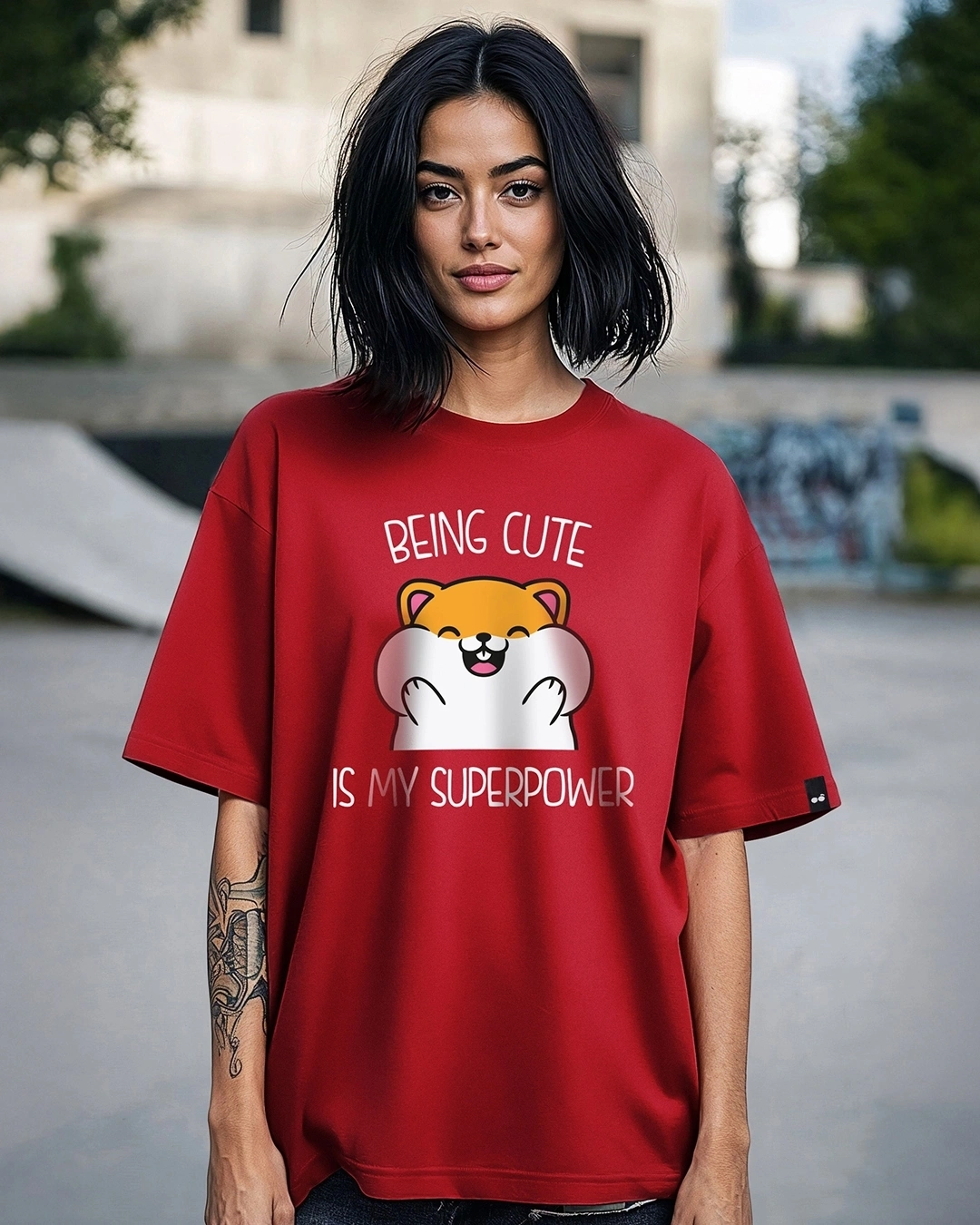 Red Oversized Unisex